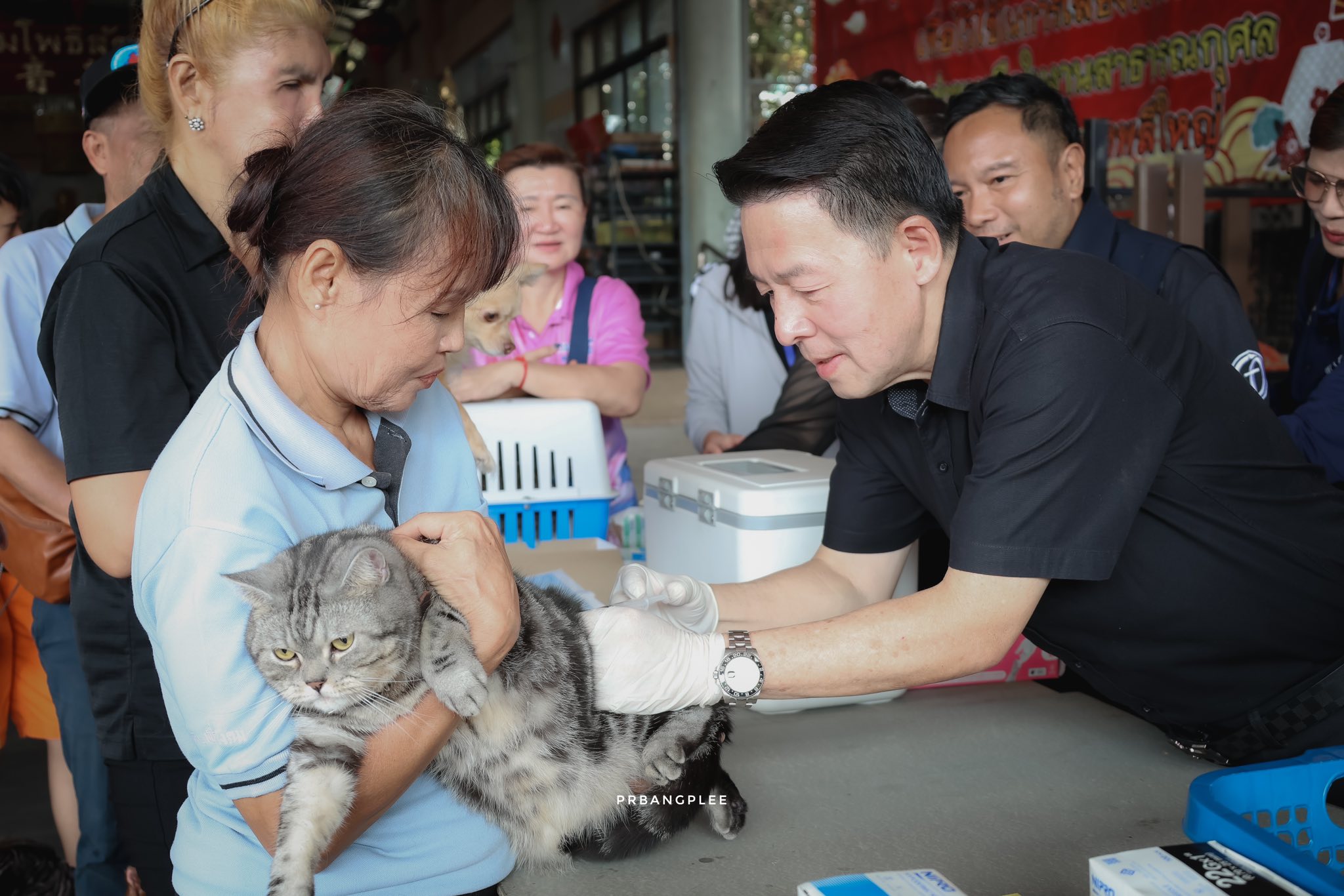 โครงการสัตว์ปลอดโรค คนปลอดภัยจากโรคพิษสุนัขบ้า ประจำปี 2569 กิจกรรมหน่วยรถเคลื่อนที่ออกให้บริการฉีดวัคซีนป้องกันโรคพิษสุนัขบ้า